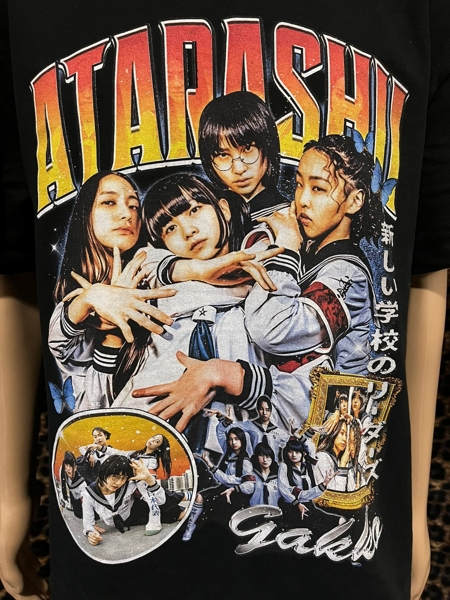 1. ATARASHII GAKKO! bootleg style shirt